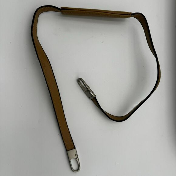 Samsonite burnt‎ orange tweed footed briefcase laptop bag carry on leather strap - Picture 15 of 16